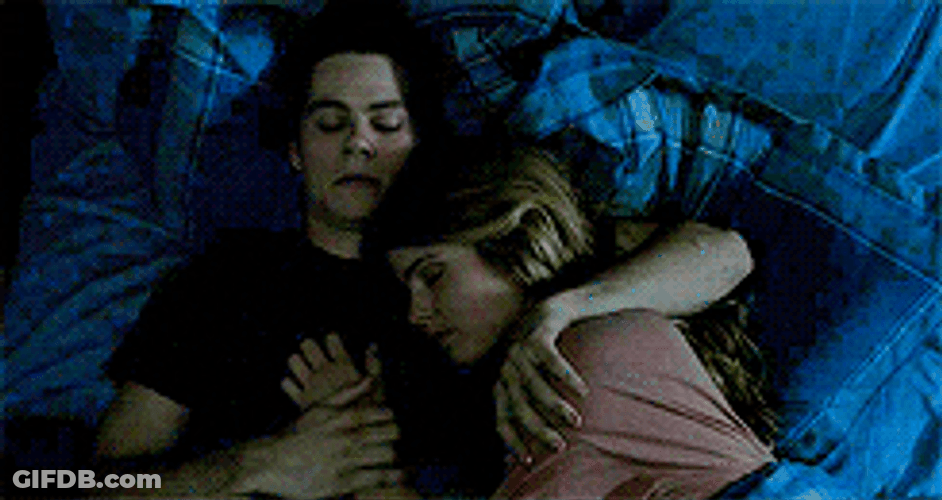 Stiles Stilinski Lying In Bed GIF