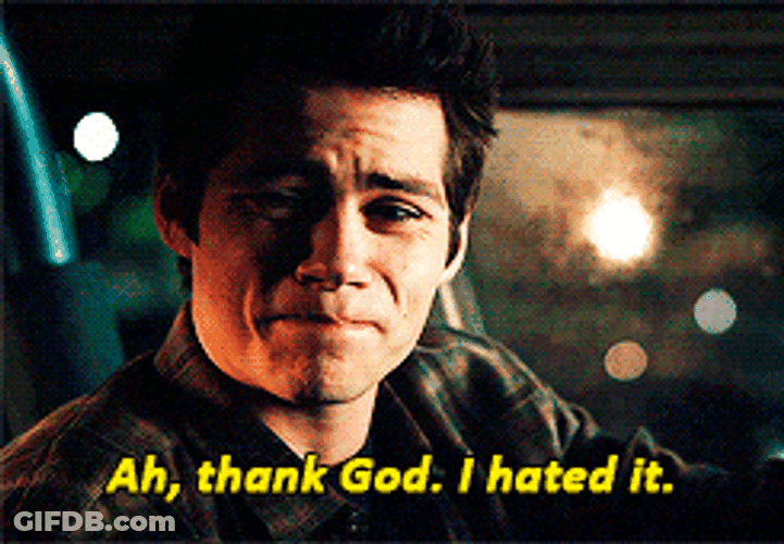 Stiles Stilinski Sad Look GIF