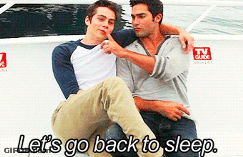 Stiles Stilinski Shutting Up GIF