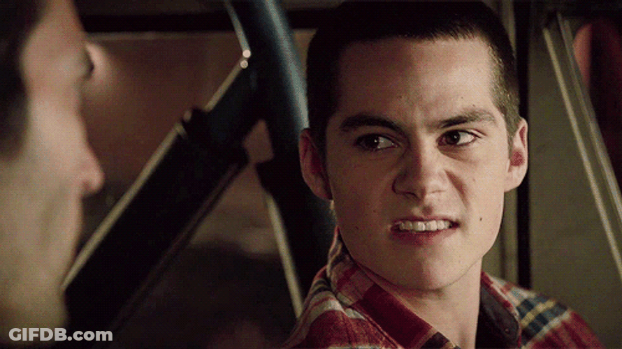 Stiles Stilinski Void Stiles Grimacing Face GIF