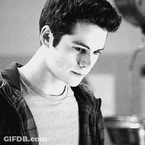 Stiles Stilinski Wiping Tears GIF