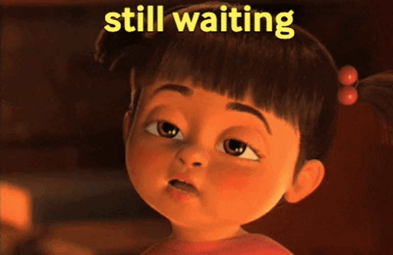 Still Waiting Boo Monsters Inc GIF