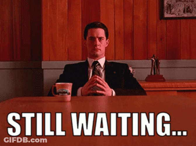 Still Waiting Guy Skull Meme GIF