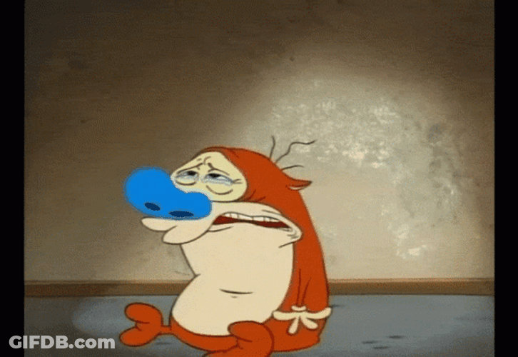 Stimpson Cat In Despair The Ren Stimpy Show GIF
