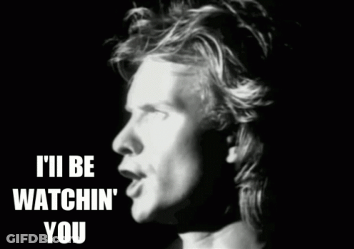 Sting I'll Be Watching You GIF