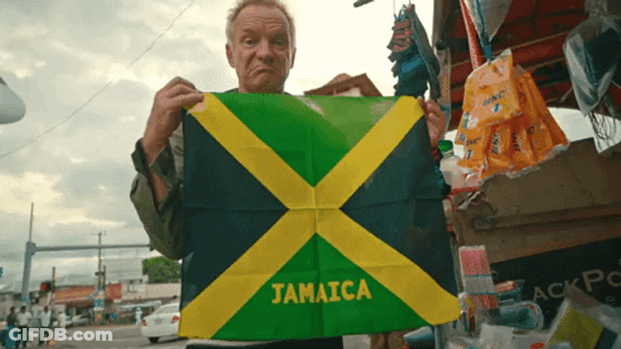 Sting Jamaica Flag GIF