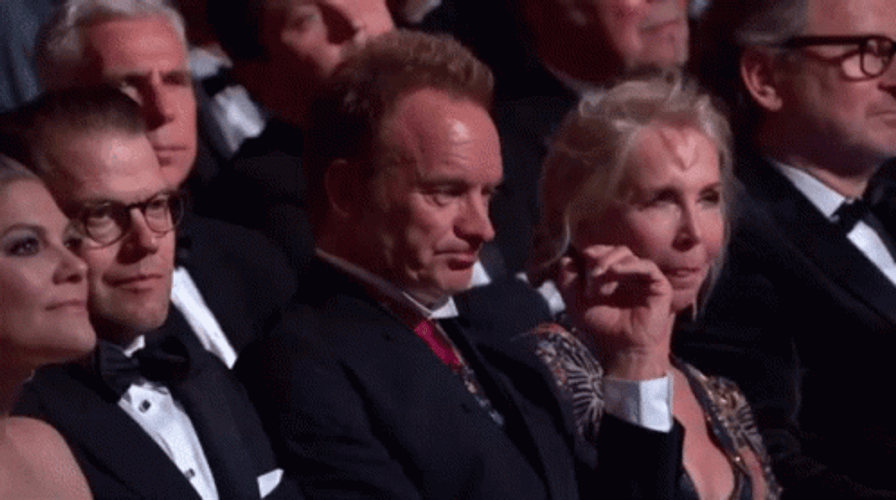 Sting's Emotional Reaction GIF