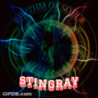Stingray Poster Man In Red Circle GIF