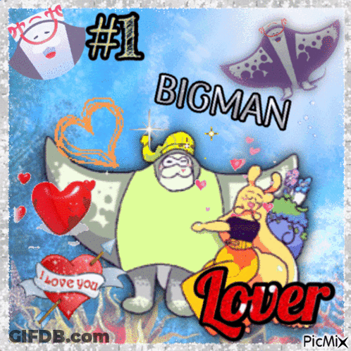 Stingray Saying #1 Bigman Lover GIF