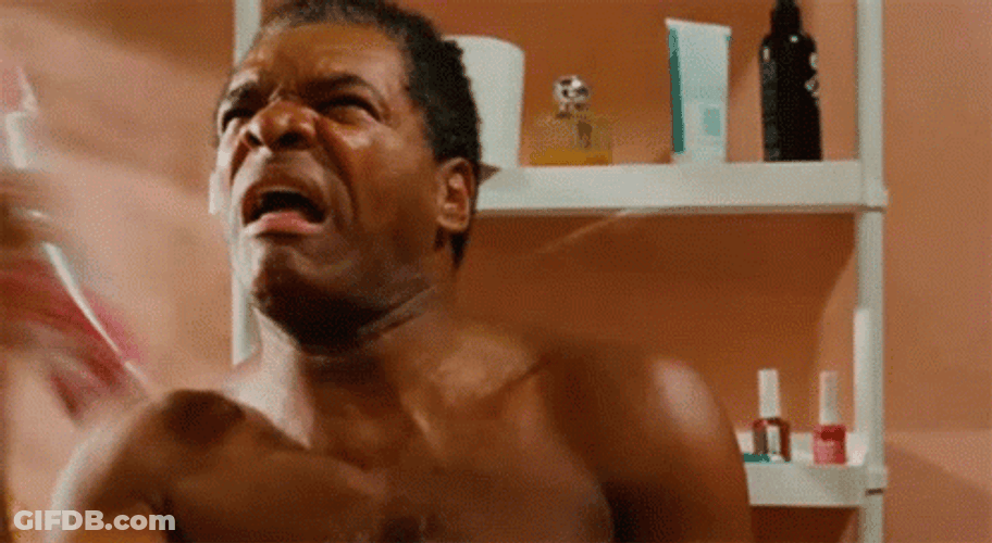 Stinky John Witherspoon Spraying Deodorant GIF