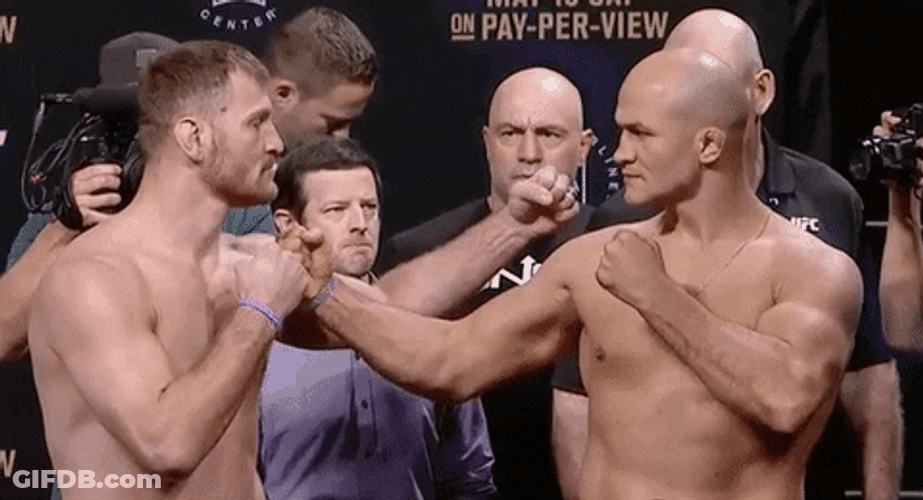 Stipe Miocic Will Face Off With Junior Dos Santos GIF