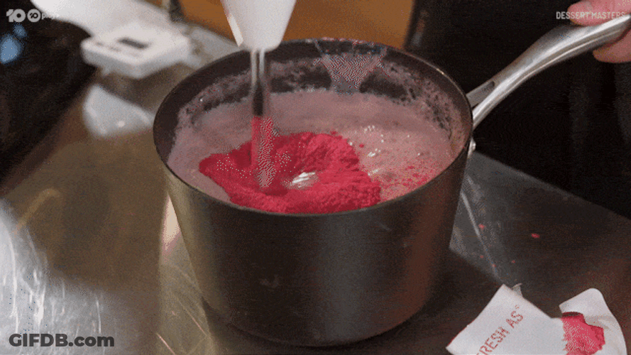 Stirring The Pot Pink Ice Cream GIF