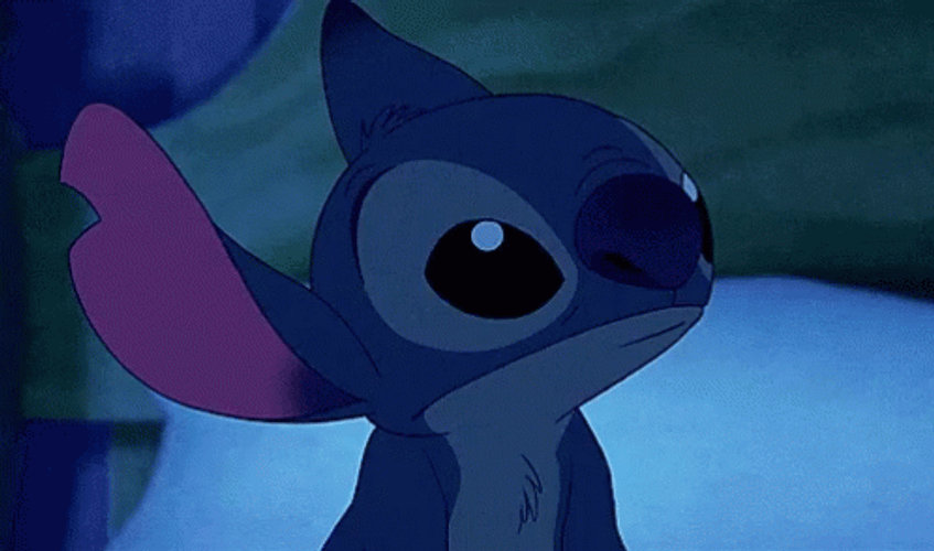 Stitch Attention Listening GIF