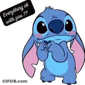 Stitch From Lilo And Stitch Is Asking If Everything Is Ok With You ? GIF