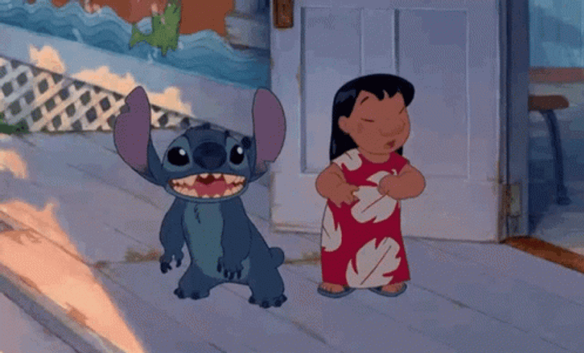 Stitch Hi Energetic Moves GIF