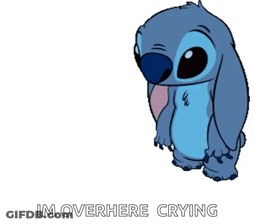 Stitch Holding Stick Saying Ahora Entiendo Porque Mi Mama GIF