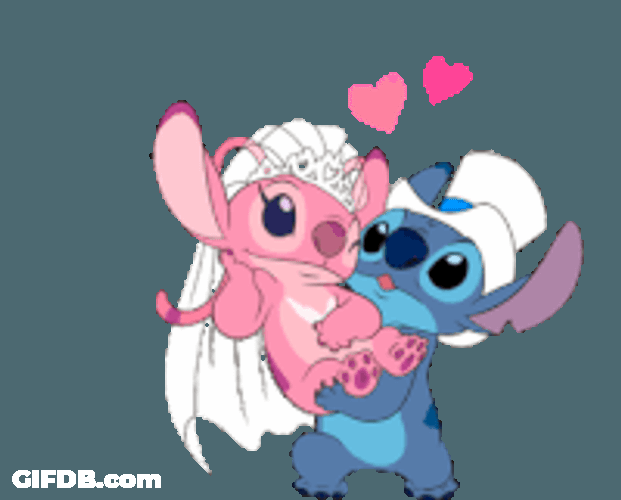 Stitch Hug Sticker GIF