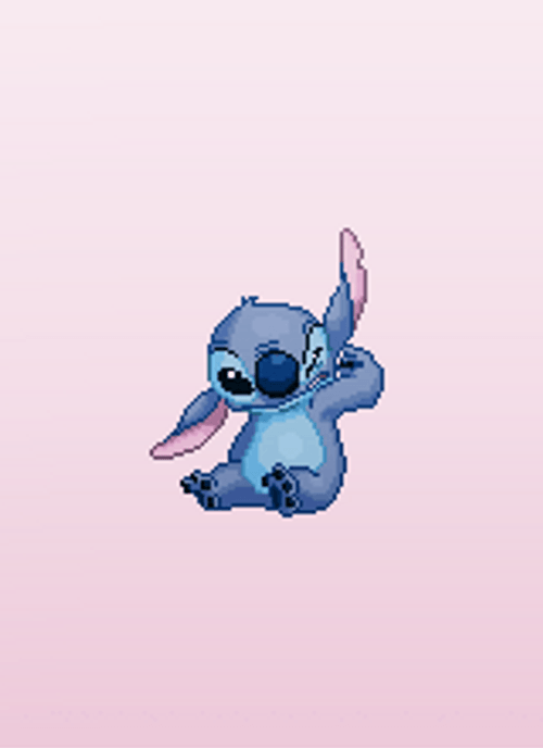 Stitch Kawaii Pixel Art GIF