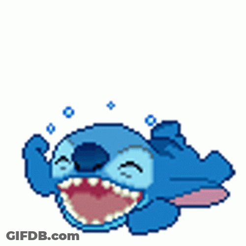 Stitch Laugh Out Loud GIF