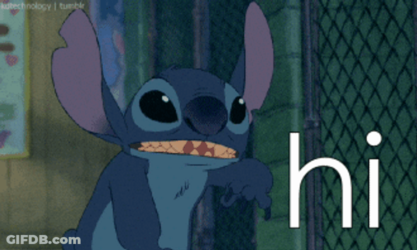 Stitch Love For Good Friend GIF