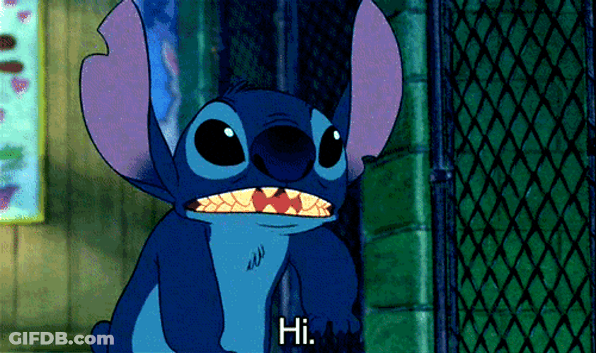 Stitch Love For New Friend GIF