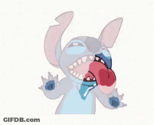 Stitch Making Heart With Ears GIF