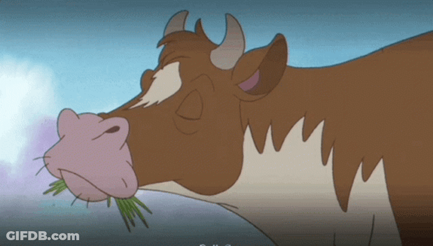 Stitch Milking Cow GIF
