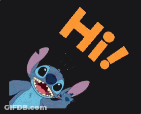 Stitch Saying Hi GIF
