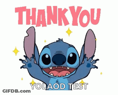 Stitch Saying Thank You Yolaod Test GIF