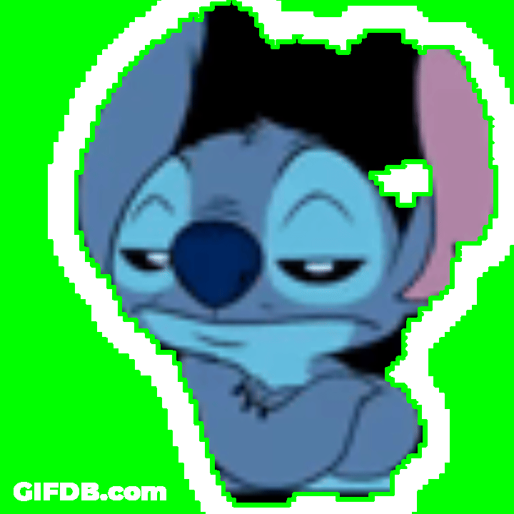 Stitch Shake Hand No Sticker GIF