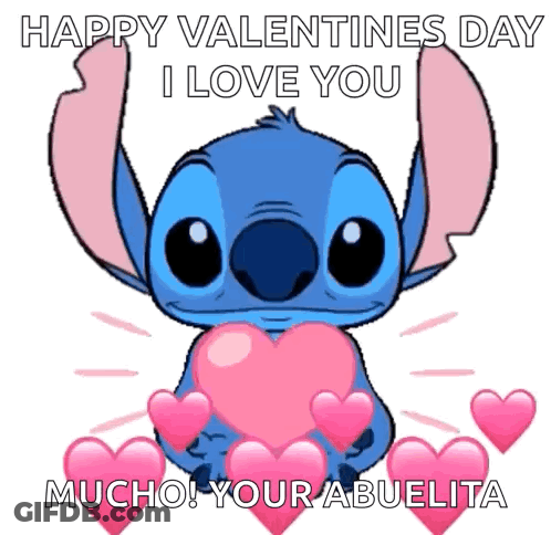 Stitch Sitting In Laundry Basket With Polka Dot Headband GIF