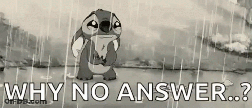 Stitch Standing In Rain GIF