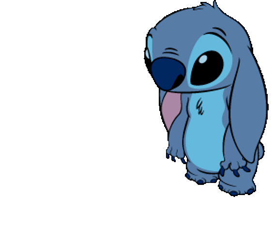 Stitch Tired Faint Sticker GIF