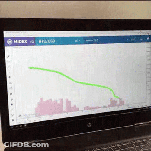 Stock Market Crash Funny Line Manipulation GIF