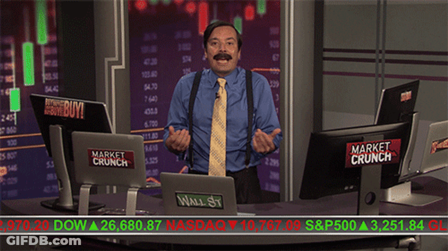 Stock Market Crash Jimmy Fallon Disguised GIF