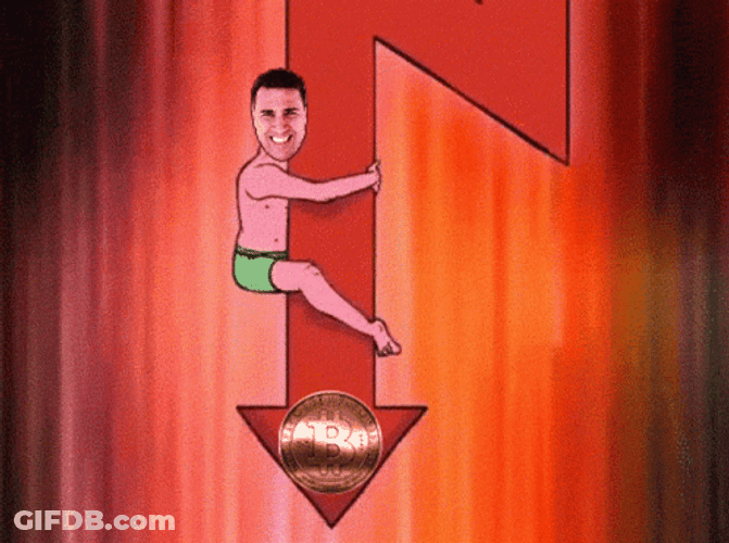 Stock Market Crash Nosediving Arrow GIF