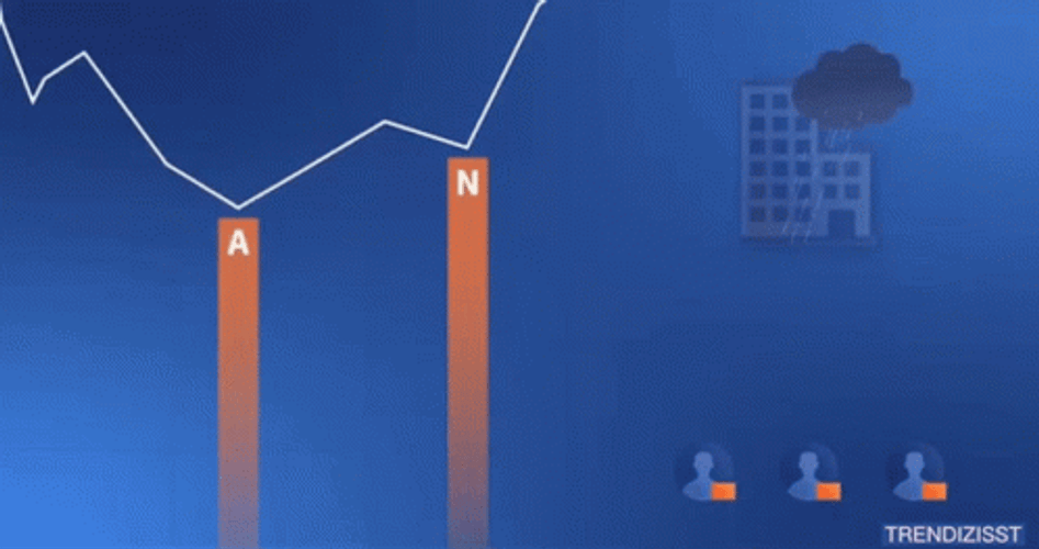 Stock Market Crash Price Down GIF