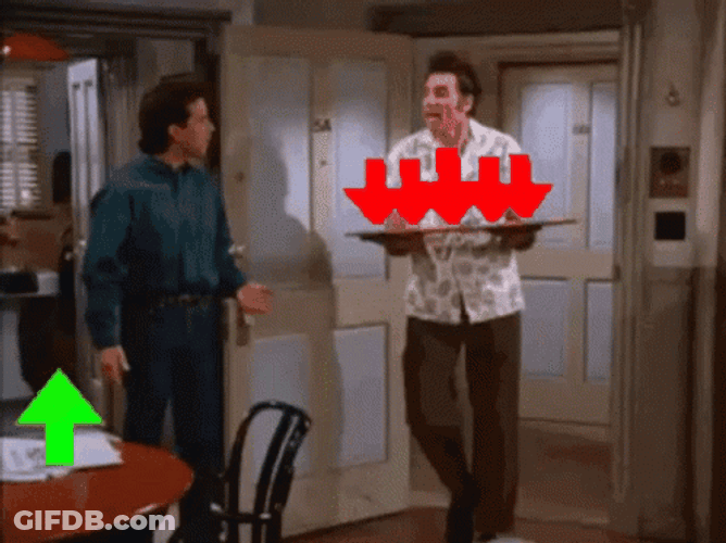 Stock Market Crash Seinfeld Kramer Scene GIF