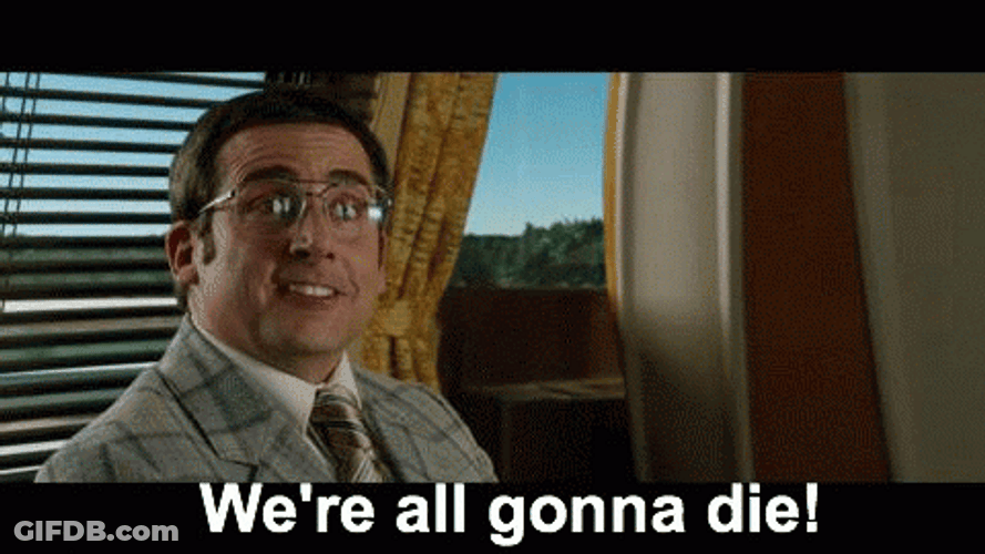 Stock Market Crash Steve Carell Screaming GIF