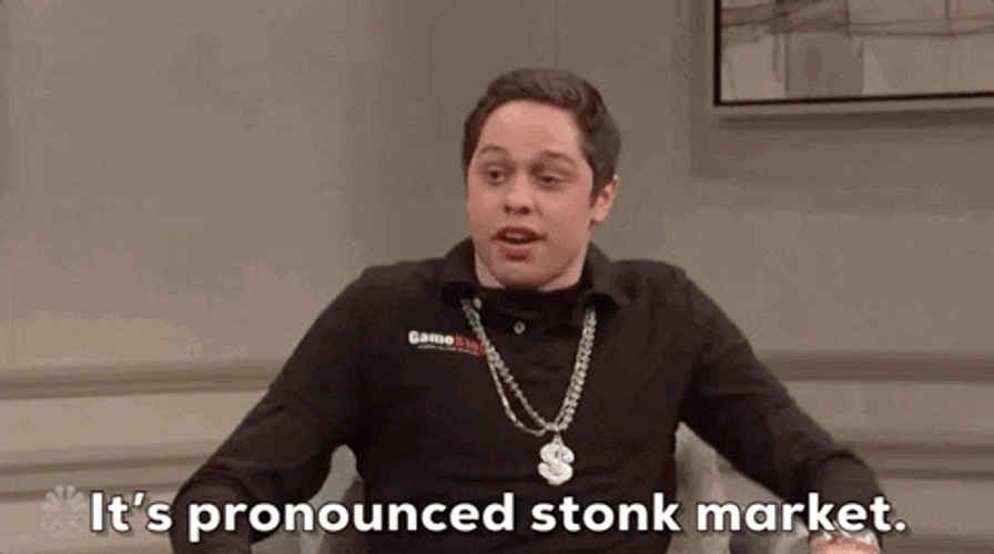 Stock Market Funny Joke Pete Davidson GIF