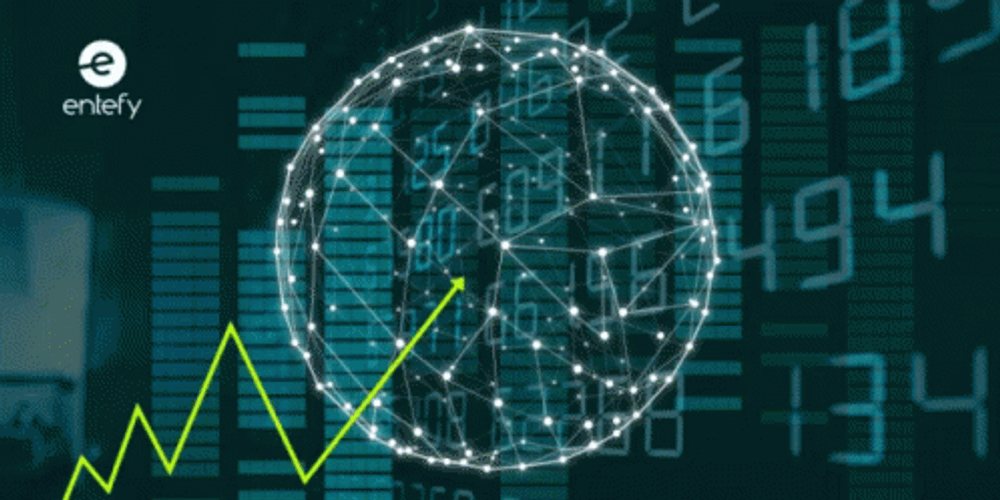 Stock Market Graph Goes Up Animation GIF
