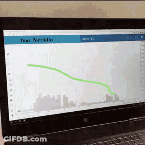 Stock Market Graph Up Funny Screen GIF