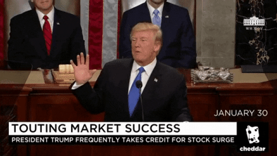 Stock Market Success Donald Trump GIF