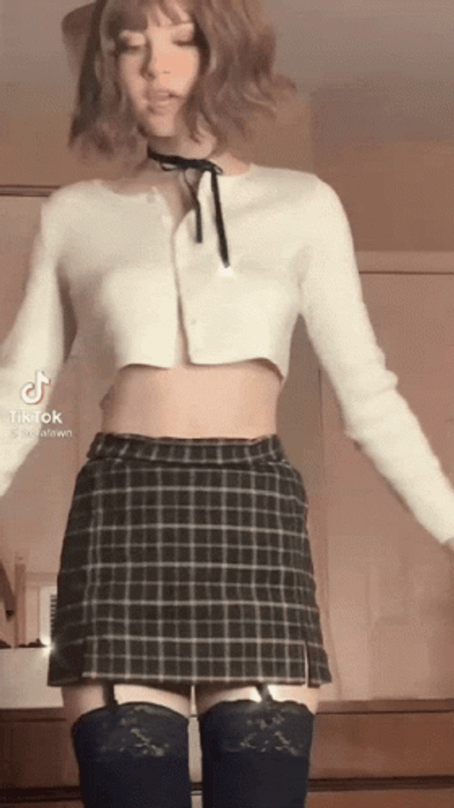 Stockings Cute Kawaii Japanese Cosplay GIF