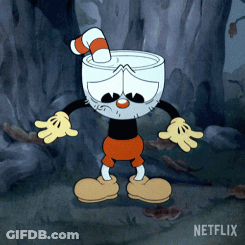 Stomach Growling Cuphead GIF