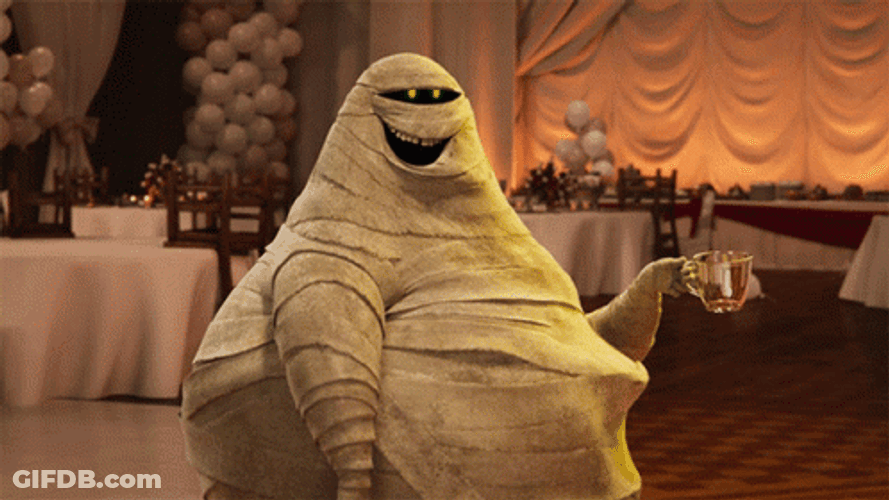 Stomach Growling Hotel Transylvania Murray The Mummy GIF