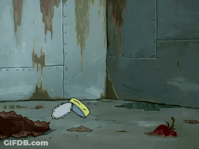 Stomach Growling SpongeBob SquarePants Gary GIF