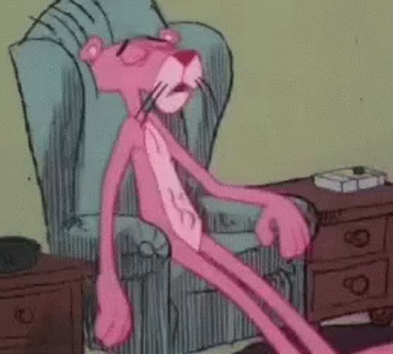 Stomach Growling The Pink Panther GIF