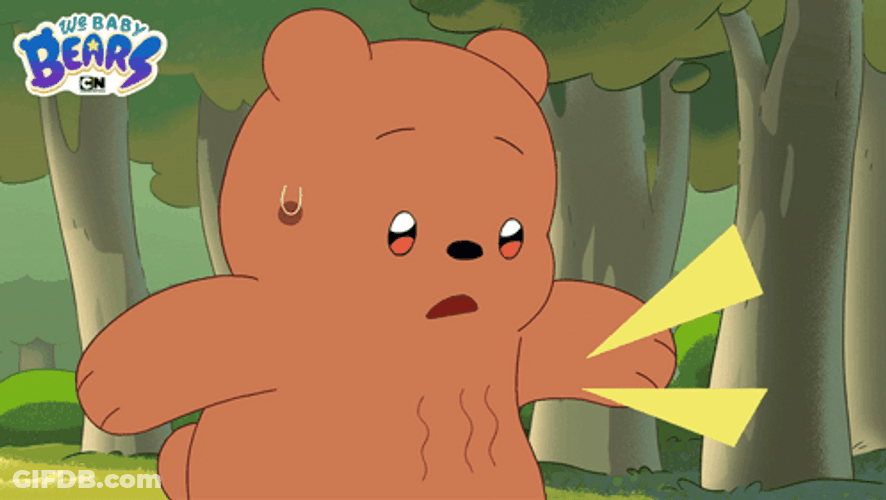 Stomach Growling We Baby Bears Grizzly GIF