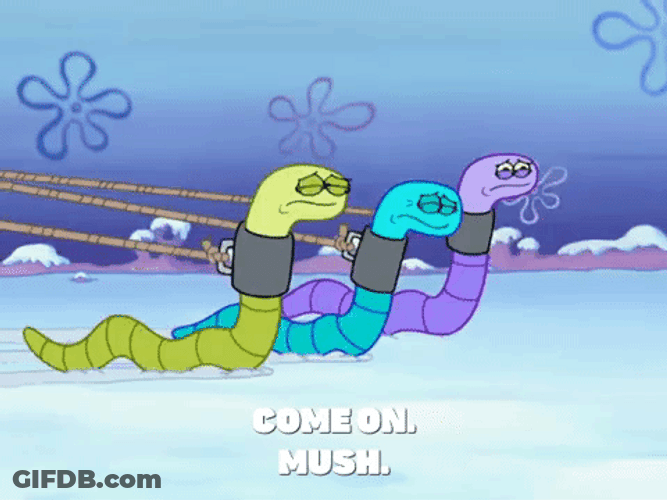 Stomach Growling Worms From SpongeBob SquarePants GIF
